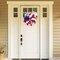 Here’s a polished reworded version of your title in one option: Independence Day Patriotic Wreath – Handmade American Flag Flower-Shaped Garland for Front Door, Window, or Wall Decoration, Perfect for 4th of July & Memorial Day